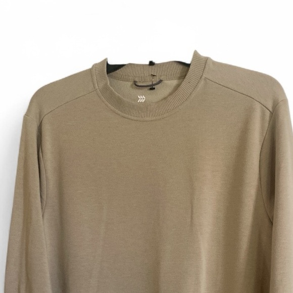 All in Motion Soft Gym Crewneck Sweatshirt Neutral Tan Men’s Size Medium - Picture 5 of 7